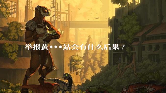 举报黄***站会有什么后果?